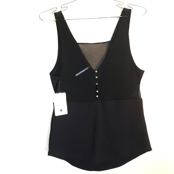 Free people women’s black top size M - Picture 2 of 6